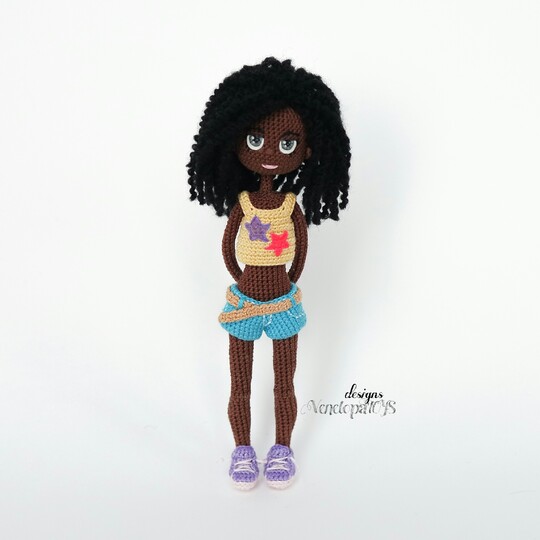 Crochet clothes for Doll Naomi Amigurumi Pattern