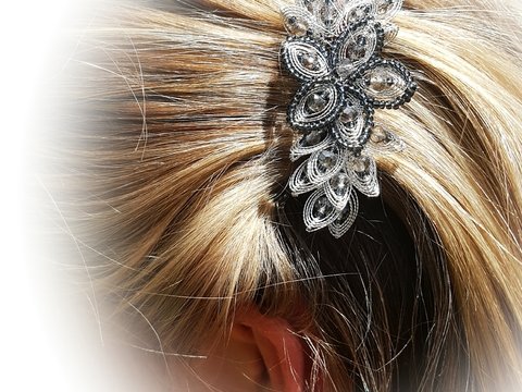 Haarspange aus dem Set „Greys“