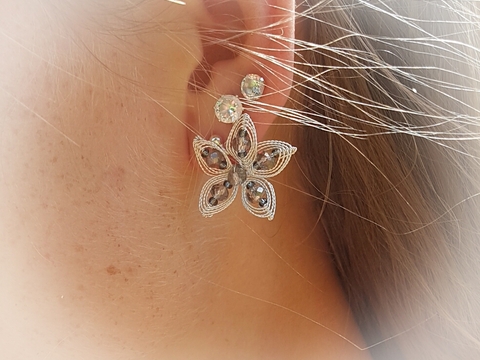 Ohrringe aus dem Set „Greys“