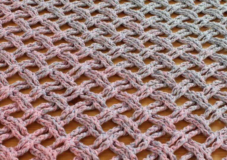 Dreieckstuch "Netzwerk" - Häkelanleitung