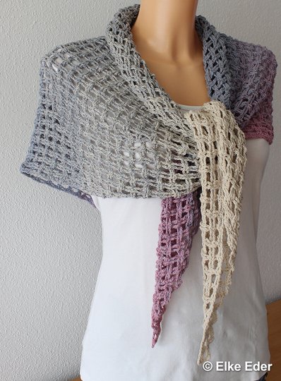 Dreieckstuch "Netzwerk" - Häkelanleitung