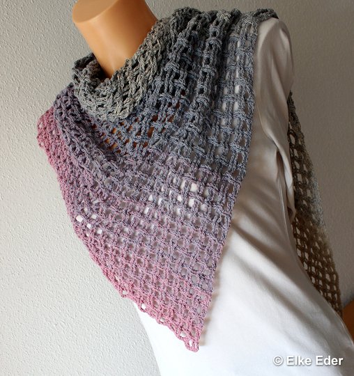 Dreieckstuch "Netzwerk" - Häkelanleitung