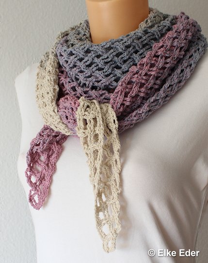 Dreieckstuch "Netzwerk" - Häkelanleitung