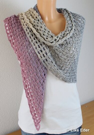 Dreieckstuch "Netzwerk" - Häkelanleitung