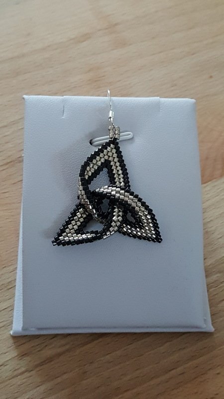 Keltischer Knoten 3D / Ohrring / Anhänger - Bild 2