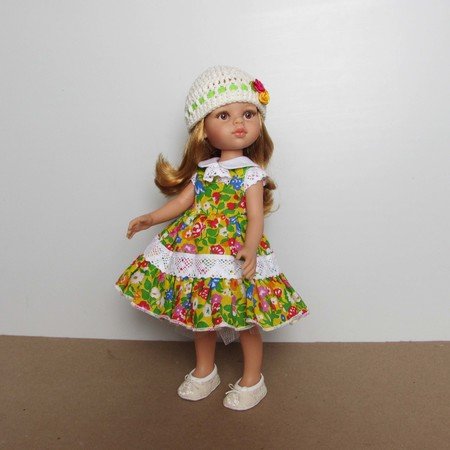 Doll dress Paola Reina outfit pattern