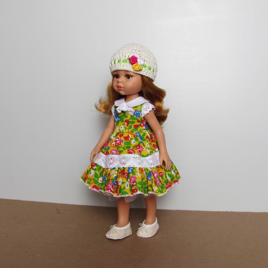 Doll dress Paola Reina outfit pattern
