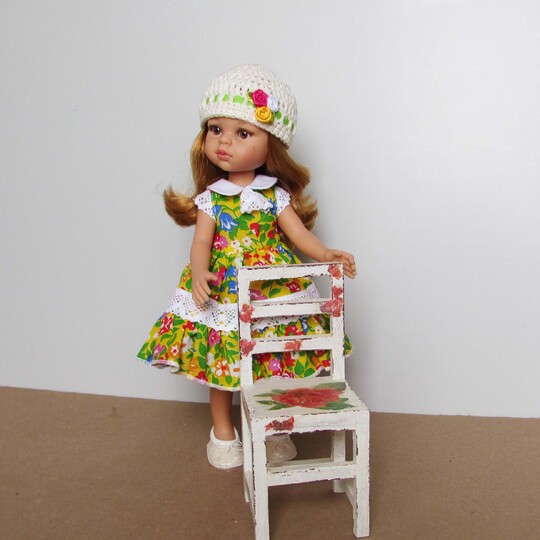 Doll dress Paola Reina outfit pattern
