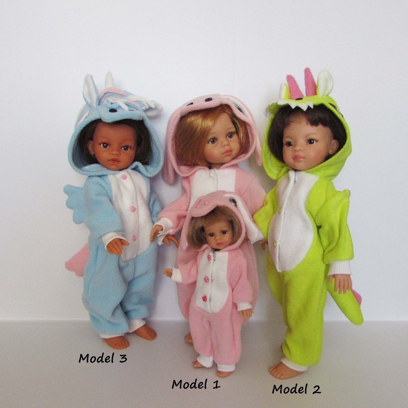 Kigurumi dolls Pattern Paola Reina 13" outfit