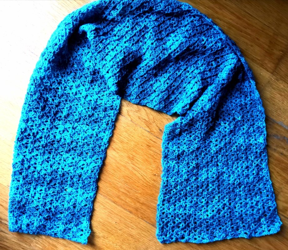 Sommerstola Diva gehäkelt