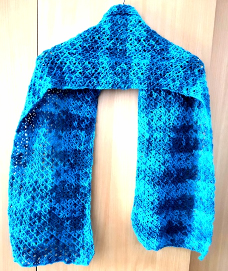 Sommerstola Diva gehäkelt