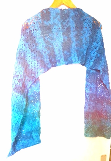 Sommerstola Diva gehäkelt