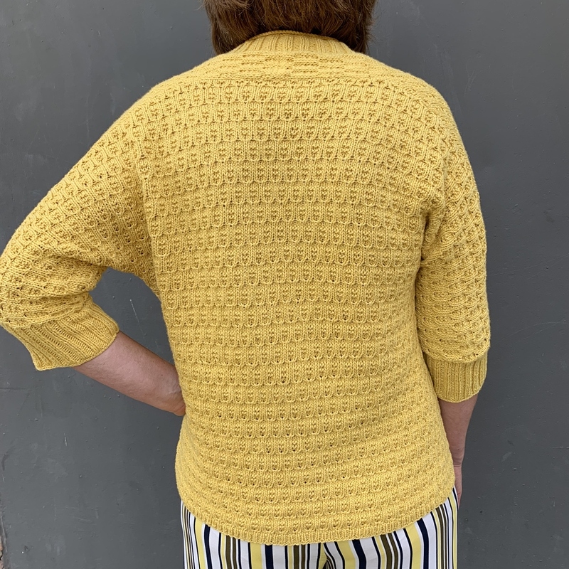 Strickanleitung, Strickjacke mit dreiviertel Ärmeln - Bild 3