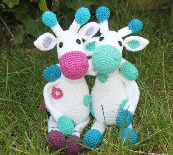 Giraffen geblümt Häkelanleitung