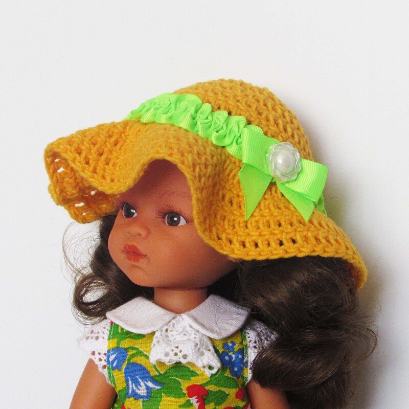 Doll hat crochet pattern - Image 5