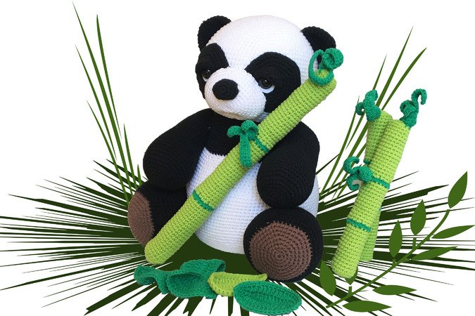 Wild Life XXL - Cuddly Panda Kai Tao XXL Pattern