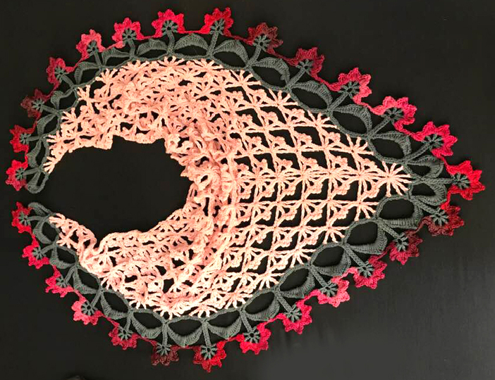 bezauberndes Dreieckstuch "Blumenkind"