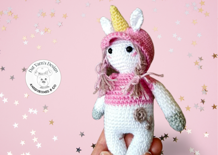 Häkelanleitung Einhorn Jule/ Puppe / Baby