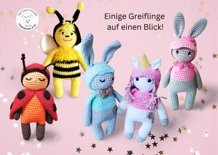Häkelanleitung Einhorn Jule/ Puppe / Baby