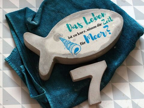 Foto Transfer Potch auf Beton