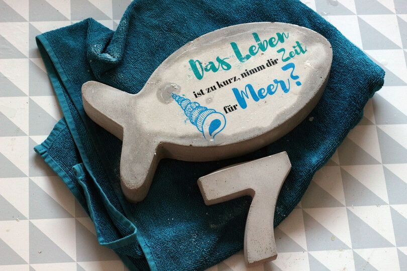 Foto Transfer Potch auf Beton