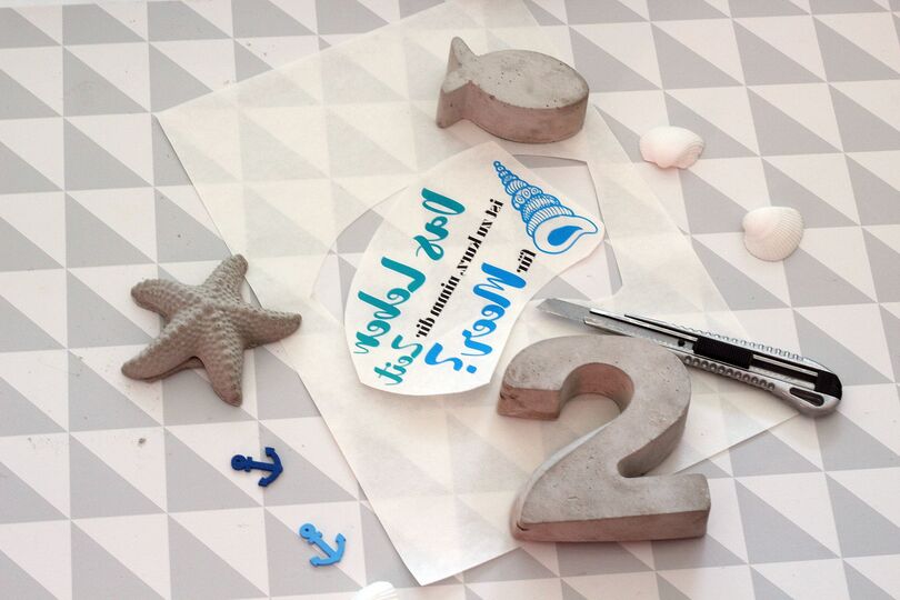 Foto Transfer Potch auf Beton