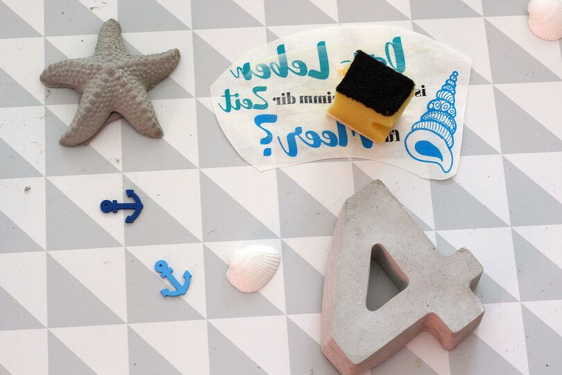 Foto Transfer Potch auf Beton