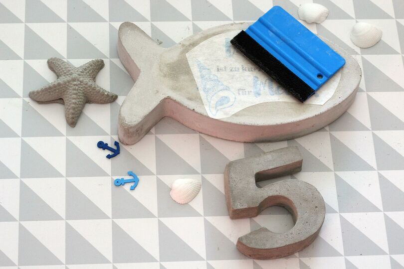 Foto Transfer Potch auf Beton