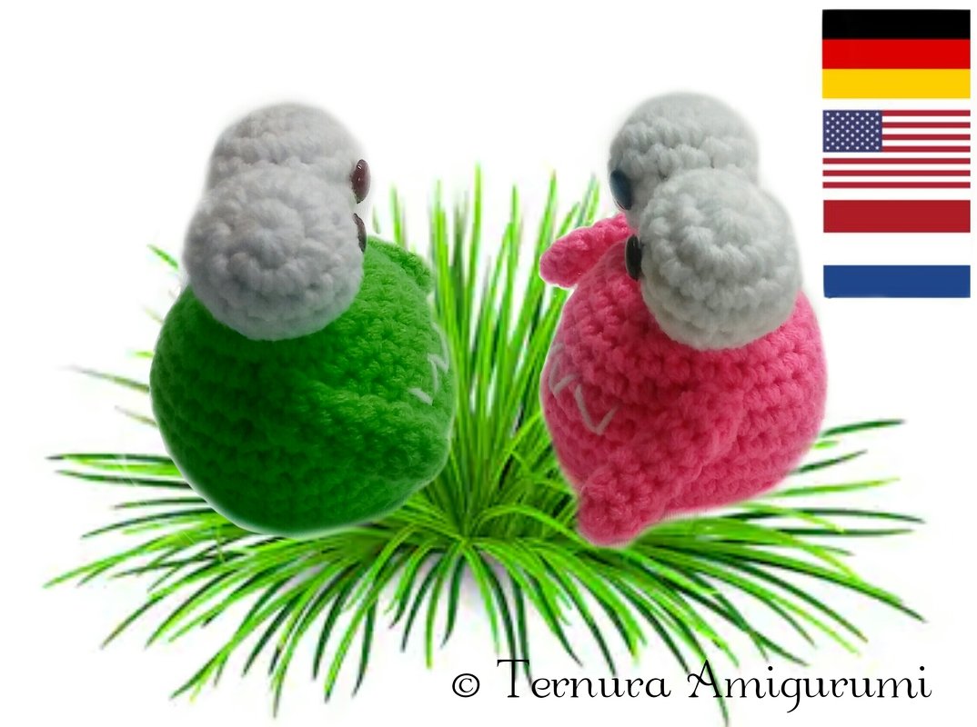 Crochet Pattern for sweet monster! PDF ternura amigurumi english- deutsch- dutch - Image 3
