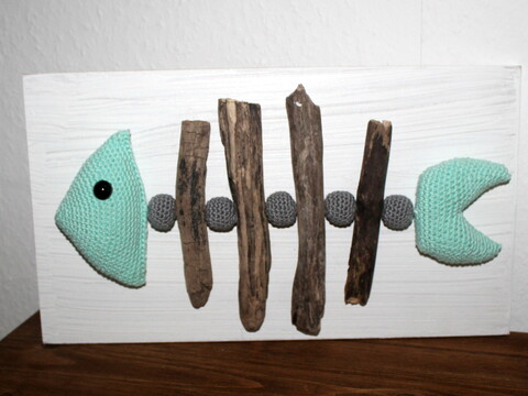 Fishbone decoration crochet pattern