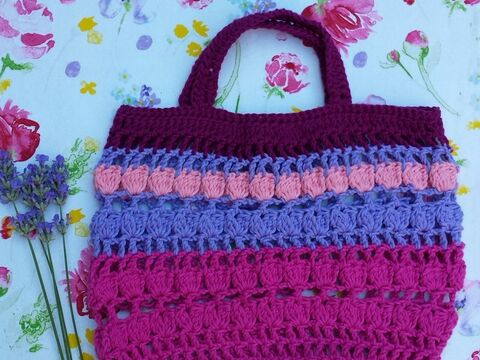 Einkaufstasche für kleine Mädchen "Flower Power"