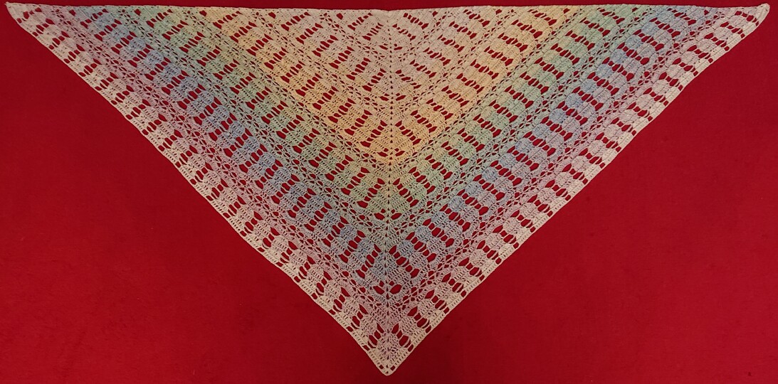 Tuch Lola häkeln Dreieckstuch Schultertuch Häkeltuch