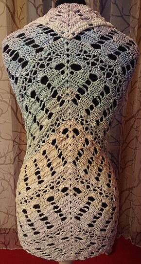 Tuch Lola häkeln Dreieckstuch Schultertuch Häkeltuch