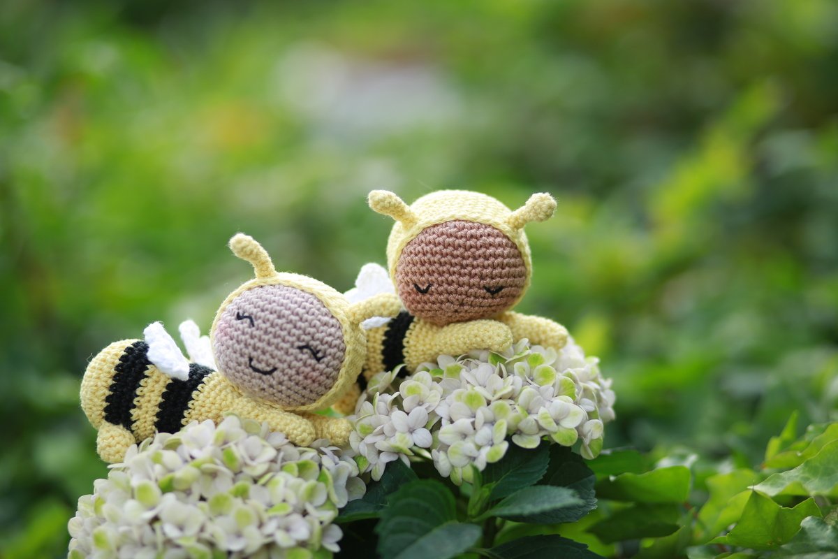 Biene häkeln • PDF Häkelanleitung • Deutsch • Amigurumi - Bild 2