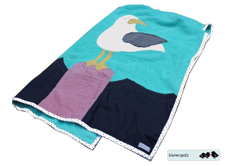 Nähanleitung und Schnittmuster: Strandtasche, Handtuch und Kosmetiktasche, Spiel für unterwegs