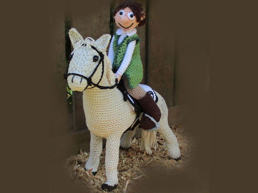 Sylvia und ihr Pferd Primula