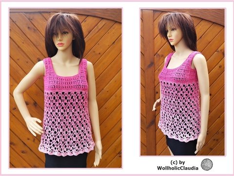 Häkelanleitung Tunika oder Kleid "Katrin"