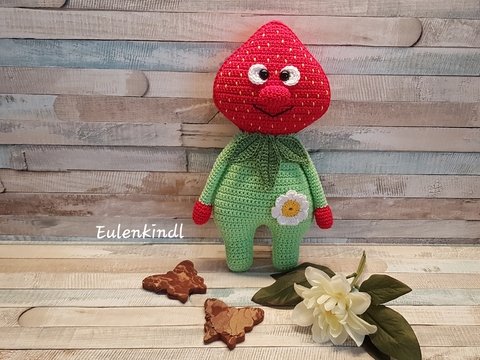 Häkelanleitung Erdbeerchen "Emil"