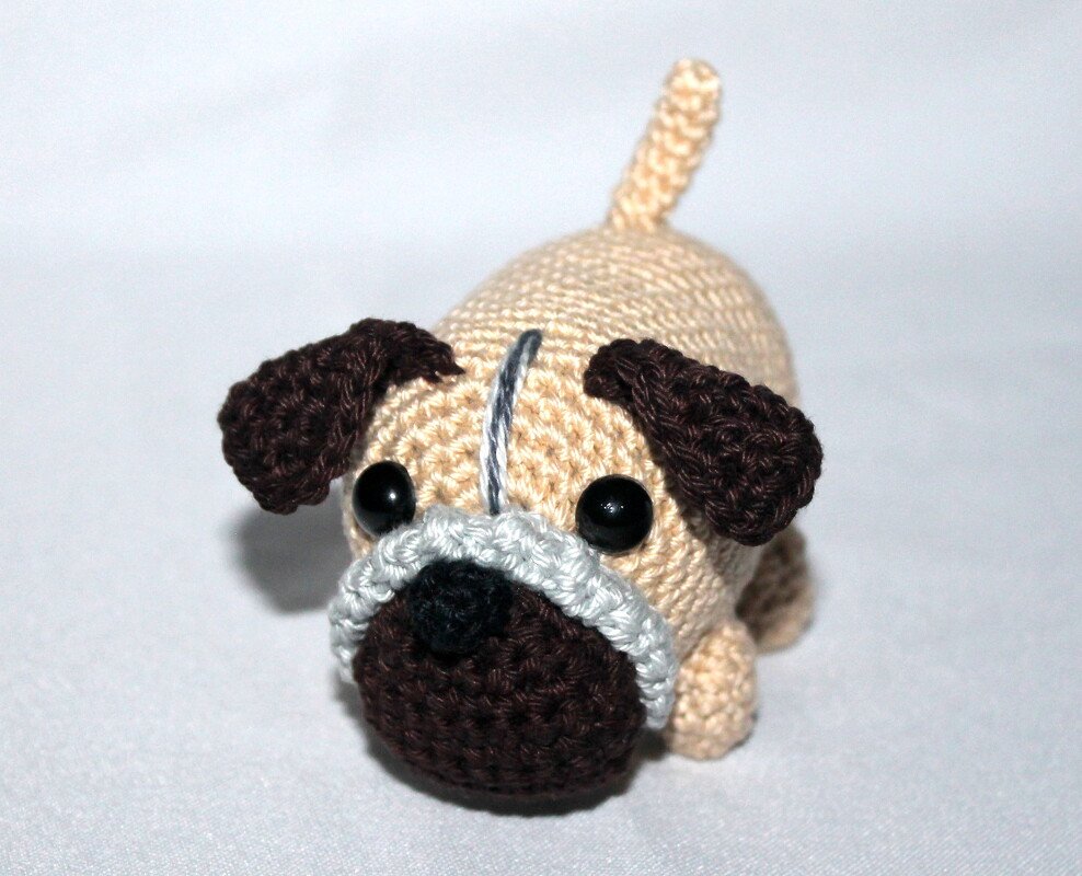 Milo the mini pug crochet pattern - Image 4