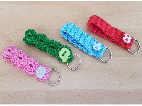 Häkelanleitung Schlüssel-Bänder