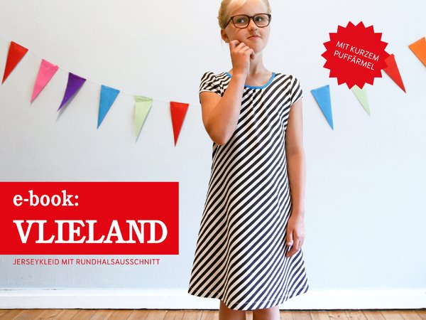 VLIELAND • Jerseykleid mit Rundhalsausschnitt,  e-book