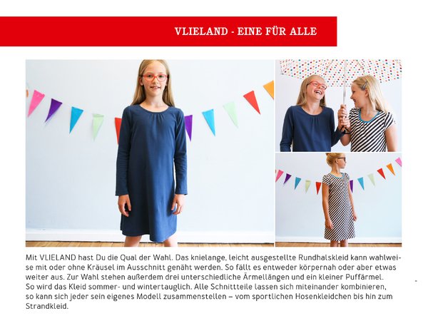 VLIELAND • Jerseykleid mit Rundhalsausschnitt,  e-book