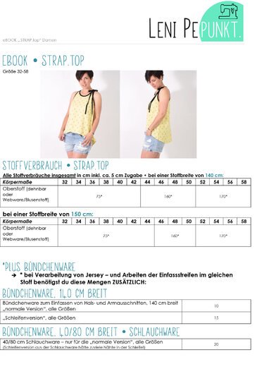eBOOK # 130 STRAP.top • Gr. 32-58