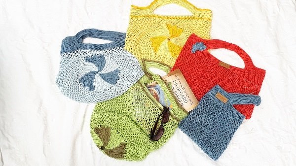 Einkaufnetz, gehäkelt - Bild 2