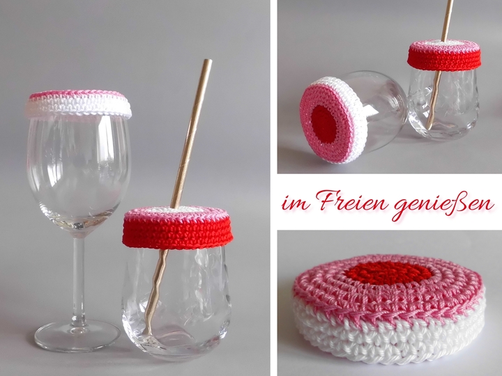 crochet pattern bee protective cover for glasses