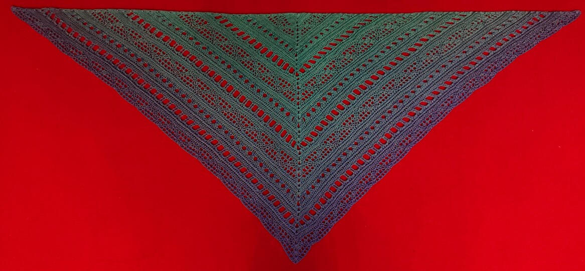 Tuch Inge häkeln Dreieckstuch Schultertuch Häkeltuch