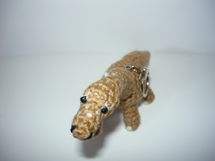 Häkelanleitung Brachiosaurus Schlüsselanhänger