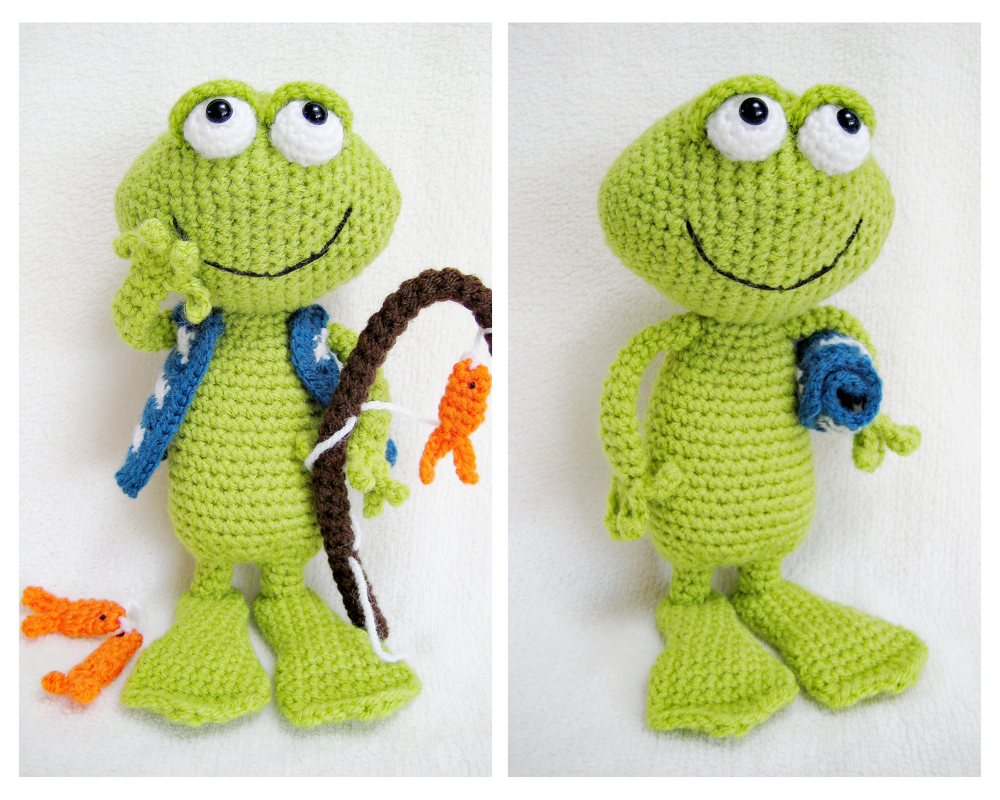 Frog Jimmy Amigurumi Crochet Pattern PDF