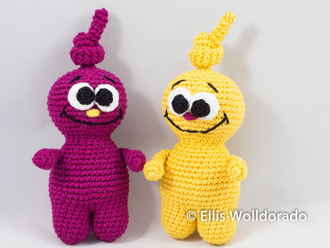 Erinnerungshelfer "Knötchen", Amigurumi, Häkelanleitung - Bild 3