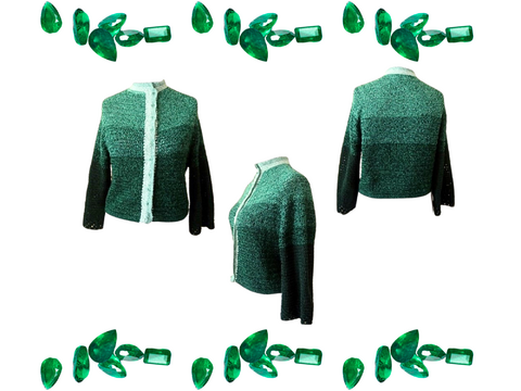 Häkelanleitung für eine stilvolle Damenjacke in Raglan-Stil